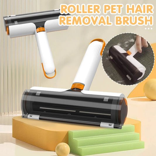 Portable 2-in-1 Hair Removal Roller for Pets