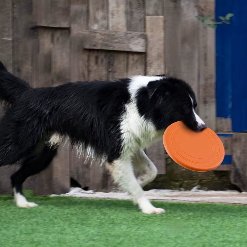 Durable Silicone Flying Disc Toy for Dogs