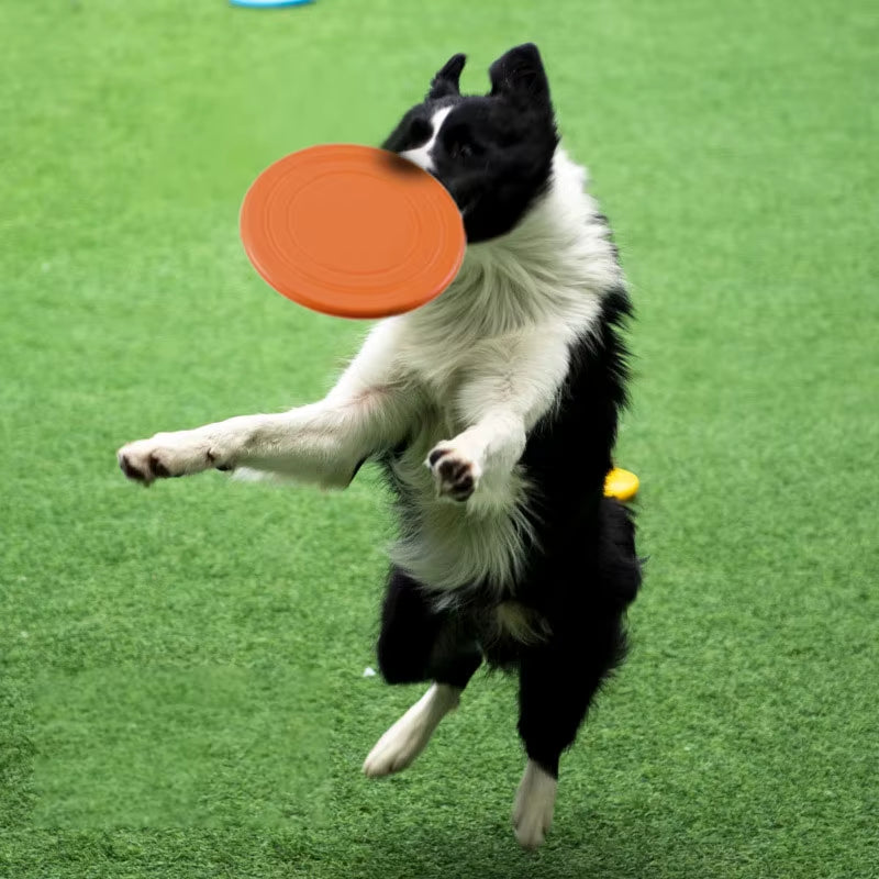 Durable Silicone Flying Disc Toy for Dogs