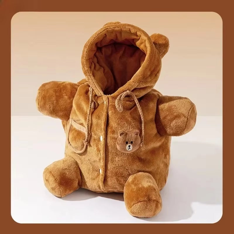 Cue Pet Carrier Bag,Internet Celebrity Autumn and Winter Warm Pet Outing Cute Little Bee, House Toy Cat Clothes