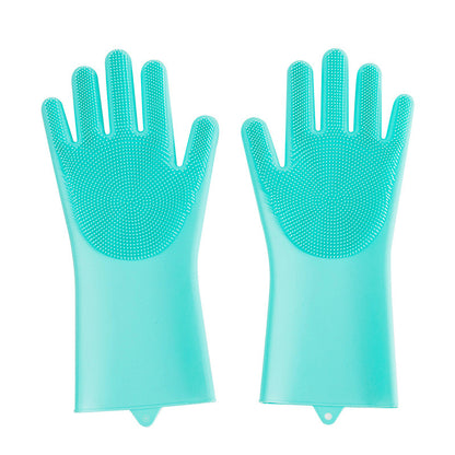 Silicone Dog Grooming Comb and Massage Glove