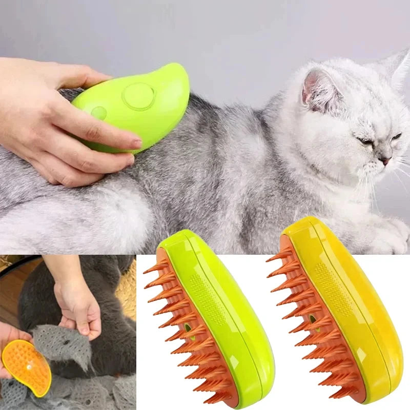 Cat Grooming Brush with Water Spray