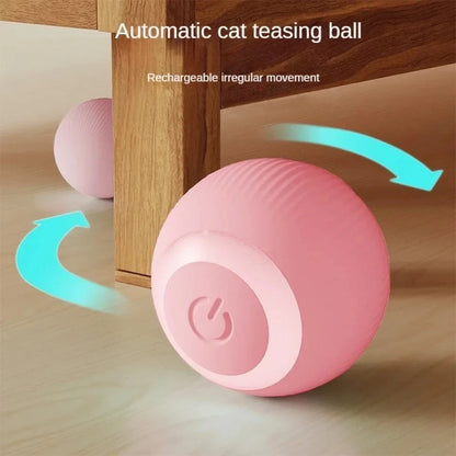 Interactive Automatic Rolling Ball for Cat 