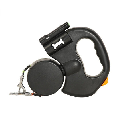 LED Retractable Dual-Head Dog Leash