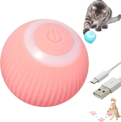 Interactive Automatic Rolling Ball for Cat 