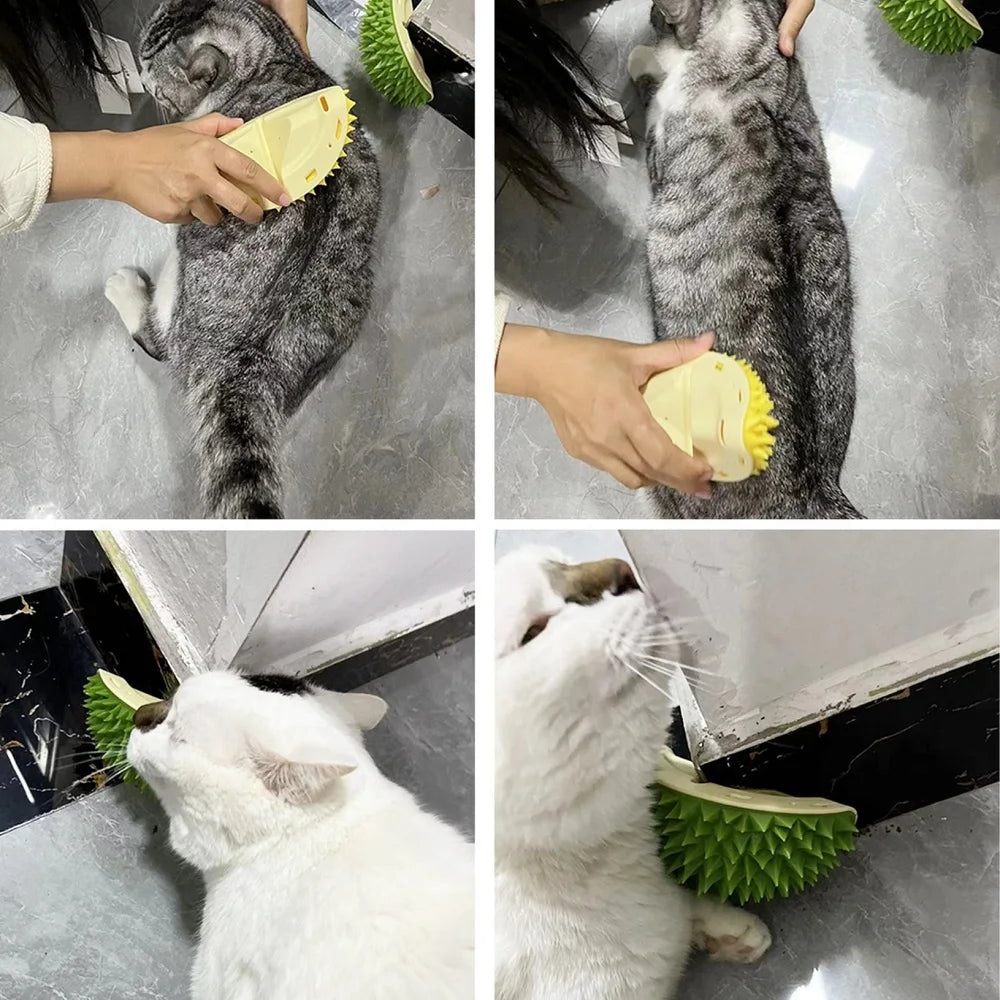 Cat Scratcher & Massager Brush