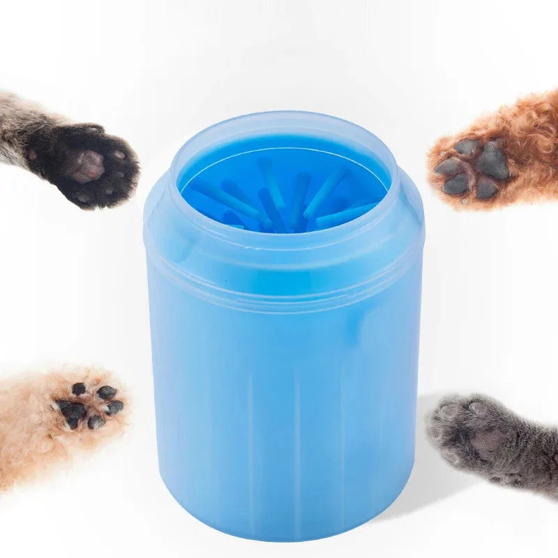 Portable Paw Cleaner Cup with Soft Silicone Brush