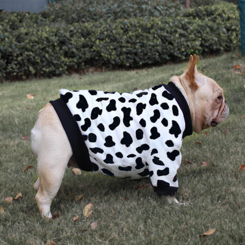 French Style Dog Pajamas for Winter