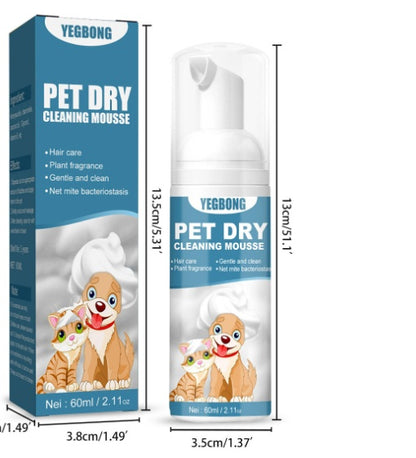 Pet Dry Cleaning Foam