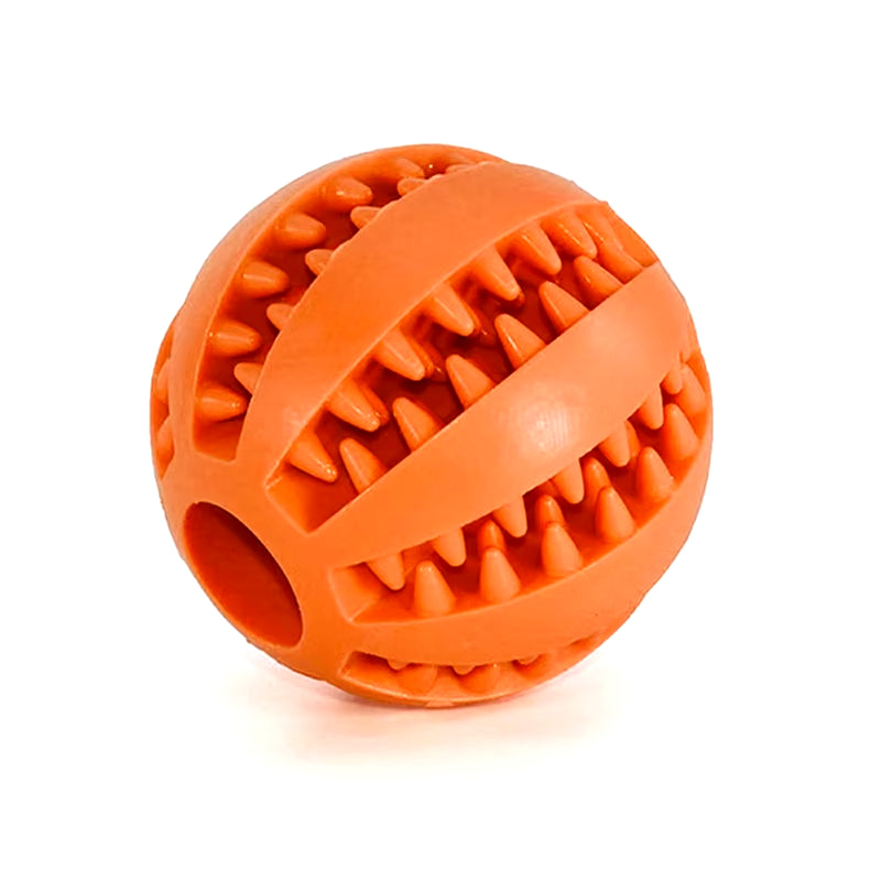 Pet Dog Toy Interactive Rubber Balls for Small Large Dogs Puppy Cat Chewing Toys Pet Tooth Cleaning Indestructible Dog Food Ball